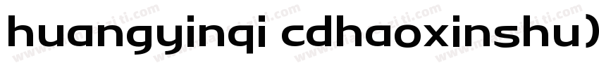 huangyinqi cdhaoxinshu)字体转换